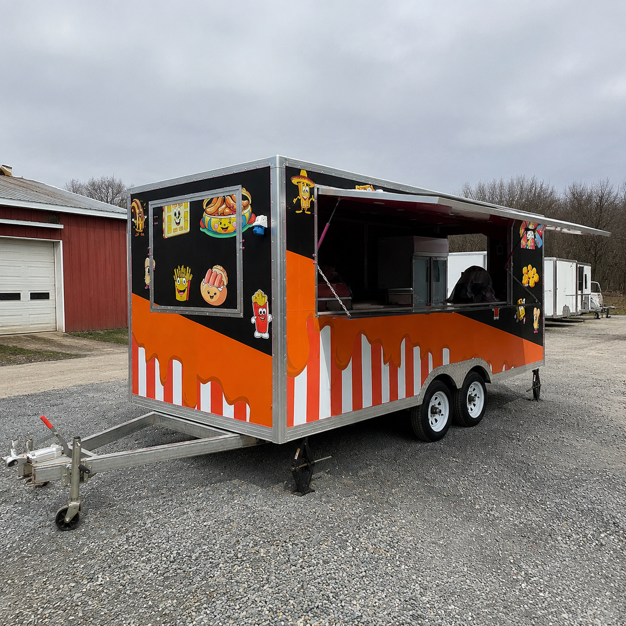 Coffee Equipment Manufacturers - BBQ Concession Trailer Fully Equipped Mobile
