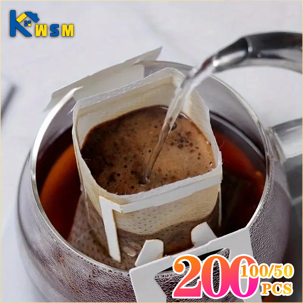 Coffee Equipment Cleaner - Biodegradable Coffee Filter Bags Disposable Drip