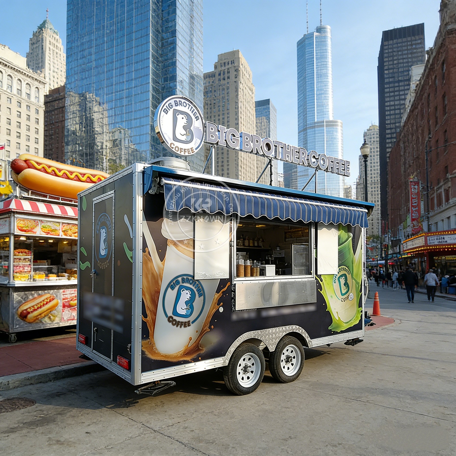 Coffee Equipment Germany - Food-Trucks-for-Sale-in-Germany Mobile Food Truck Trailer with