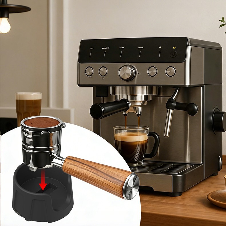 Coffee Equipment Distributor - Silicone Espresso Tamper Mat Non-Slip Corner