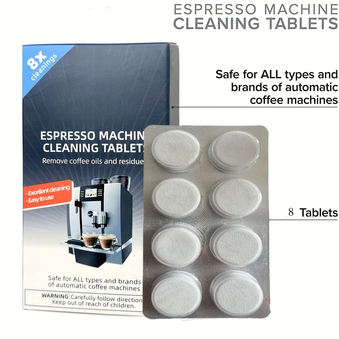 Espresso Machine Cleaning Tabl - Coffee Equipment Cleaner recension och pris