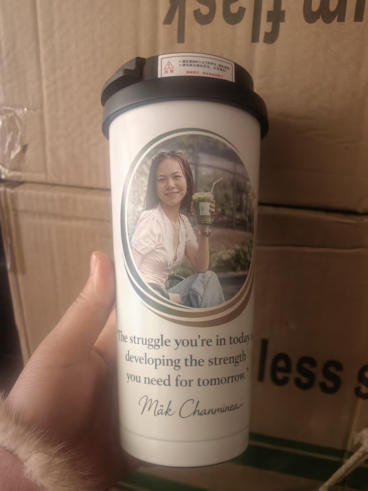Custom Logo Name Thermos 500ML - Coffee Equipment Names recension och pris