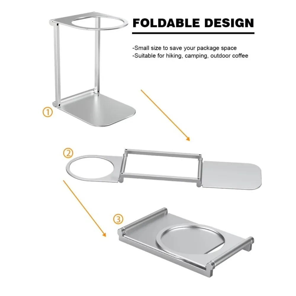2026 Foldable Aluminum Alloy C - Coffee Equipment Distributor recension och pris