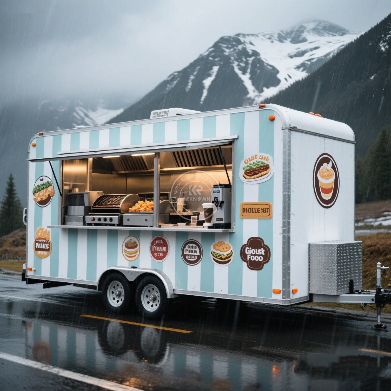 BBQ Concession Trailer Fully E - Coffee Equipment Manufacturers recension och pris