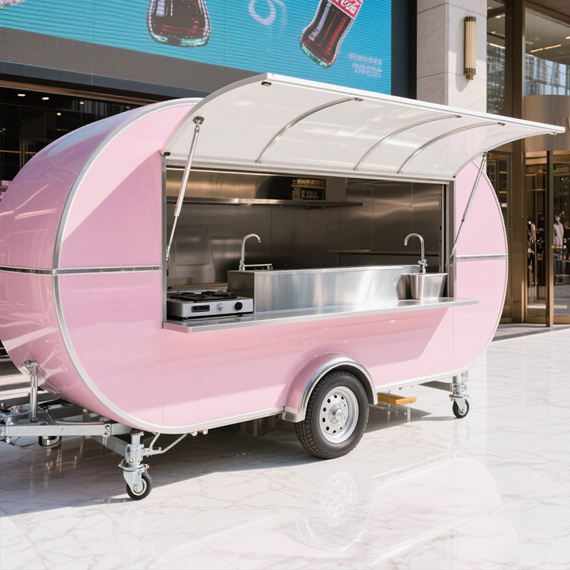 Small Mobile Food Trailer with - Coffee Shop Equipment Setup recension och pris
