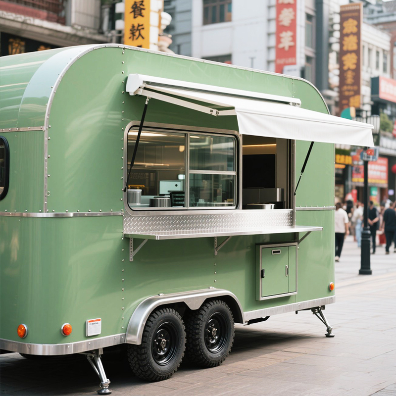 Small Mobile Food Trailer with - Coffee Shop Equipment Setup recension och pris
