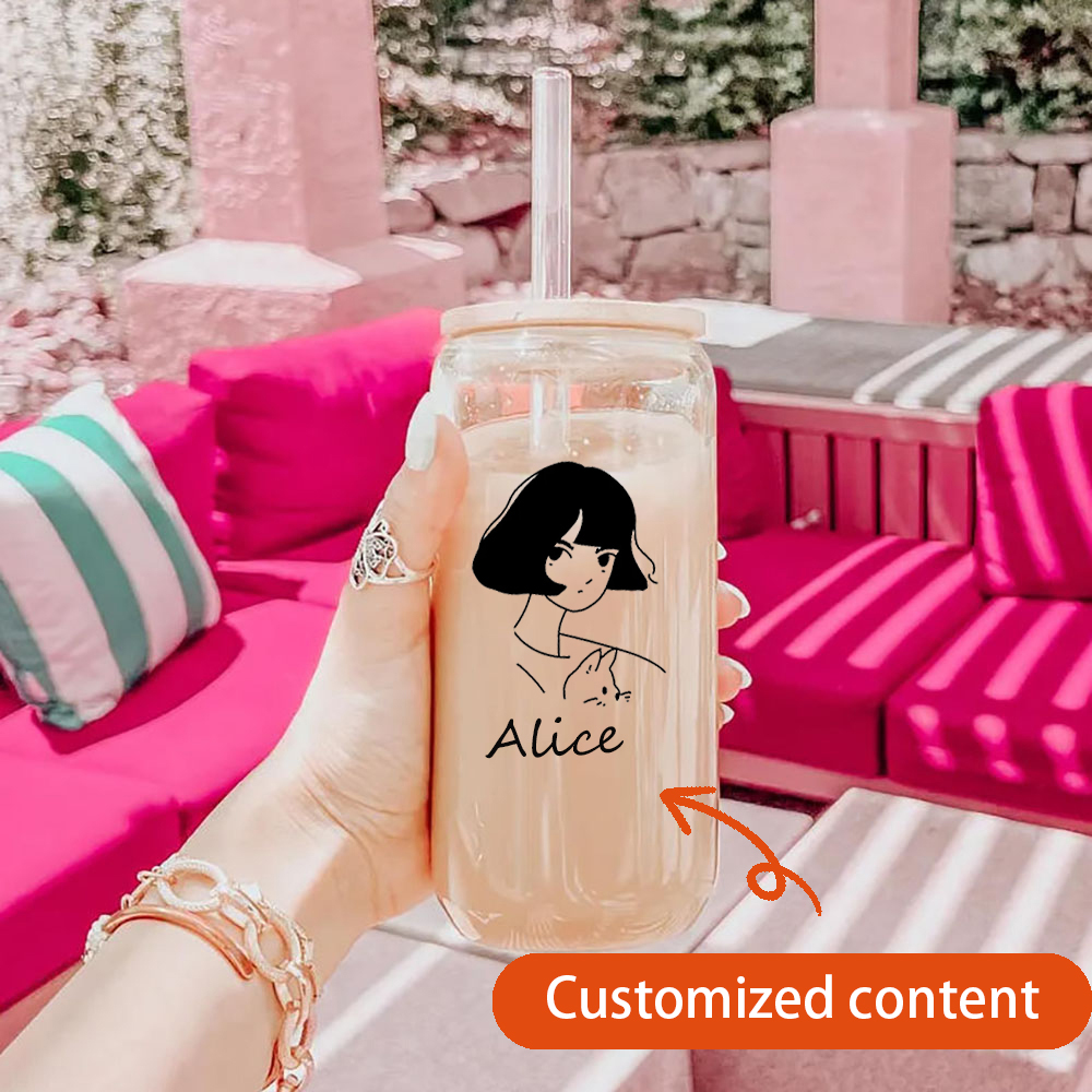 Customized cartoon glass cups, - Coffee Equipment Names recension och pris