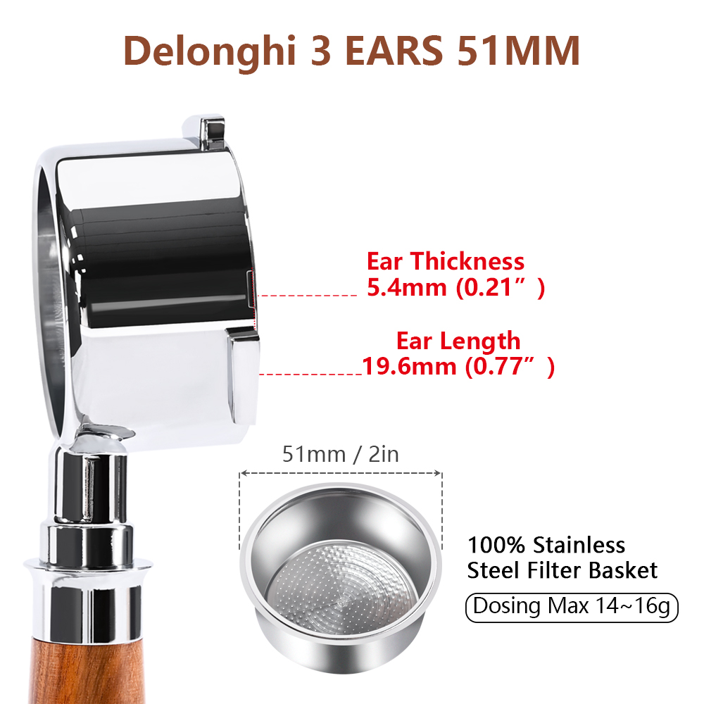 51mm Coffee Bottomless Portafi - Coffee Equipment Accessories recension och pris