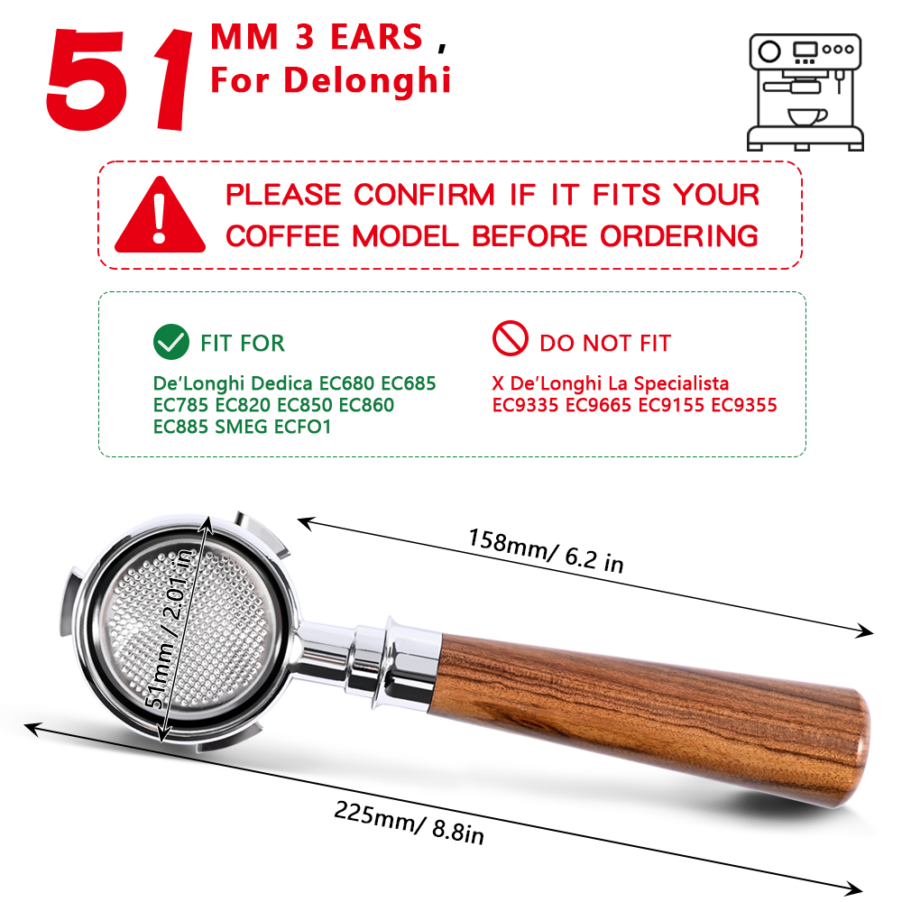 51mm Coffee Bottomless Portafi - Coffee Equipment Accessories recension och pris