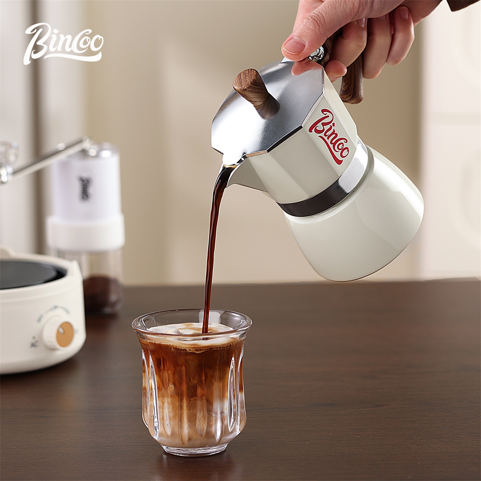 Bincoo Moka Pot and Electric S - Coffee Equipment Accessories recension och pris