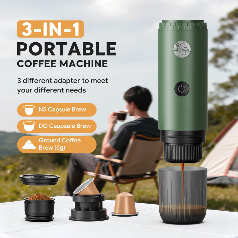 Portable Espresso Machine 3-in - Coffee Equipment Accessories recension och pris