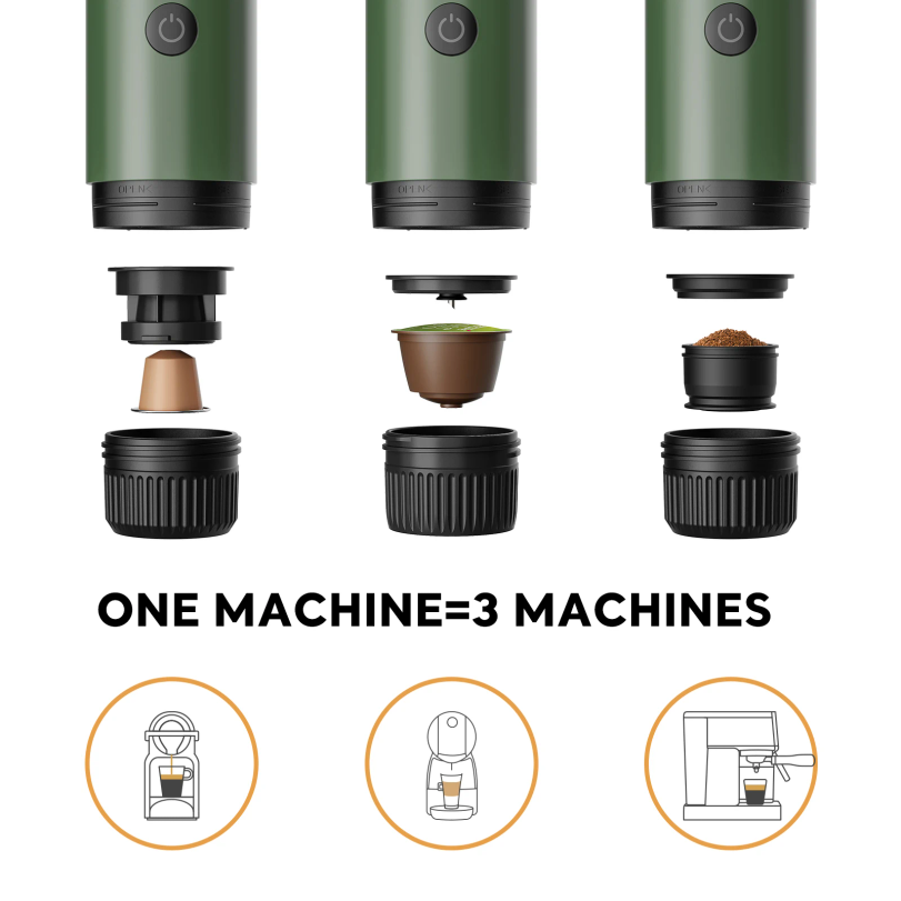 Portable Espresso Machine 3-in - Coffee Equipment Accessories recension och pris