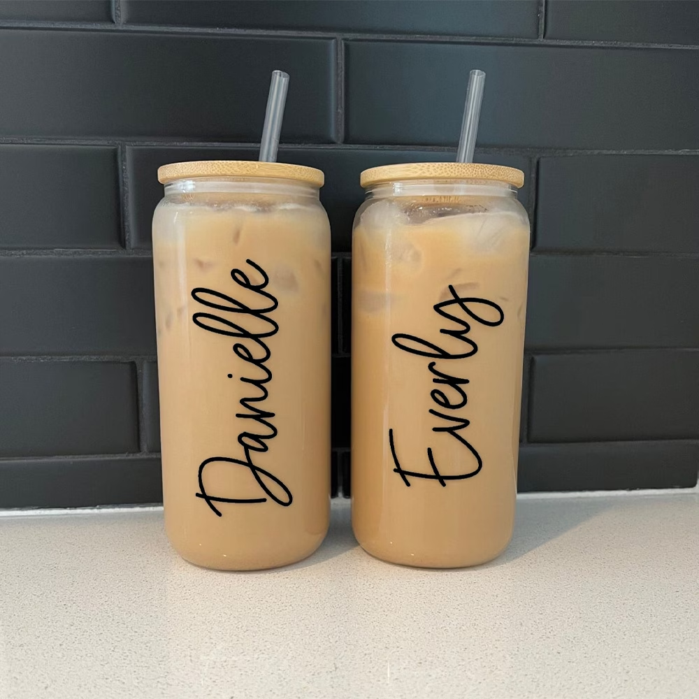 Personalized iced coffee mug w - Coffee Equipment Names recension och pris