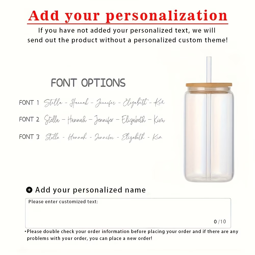 Personalized iced coffee mug w - Coffee Equipment Names recension och pris
