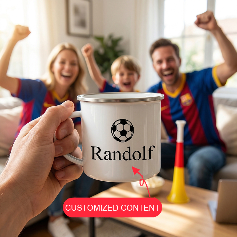 Customized Enamel Mug , Office - Coffee Equipment Names recension och pris