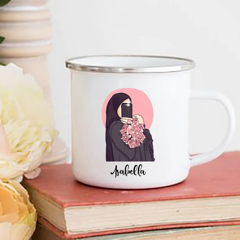 Personalised Hijabi Girl Print - Coffee Equipment Names recension och pris