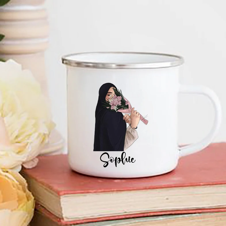 Personalised Hijabi Girl Print - Coffee Equipment Names recension och pris