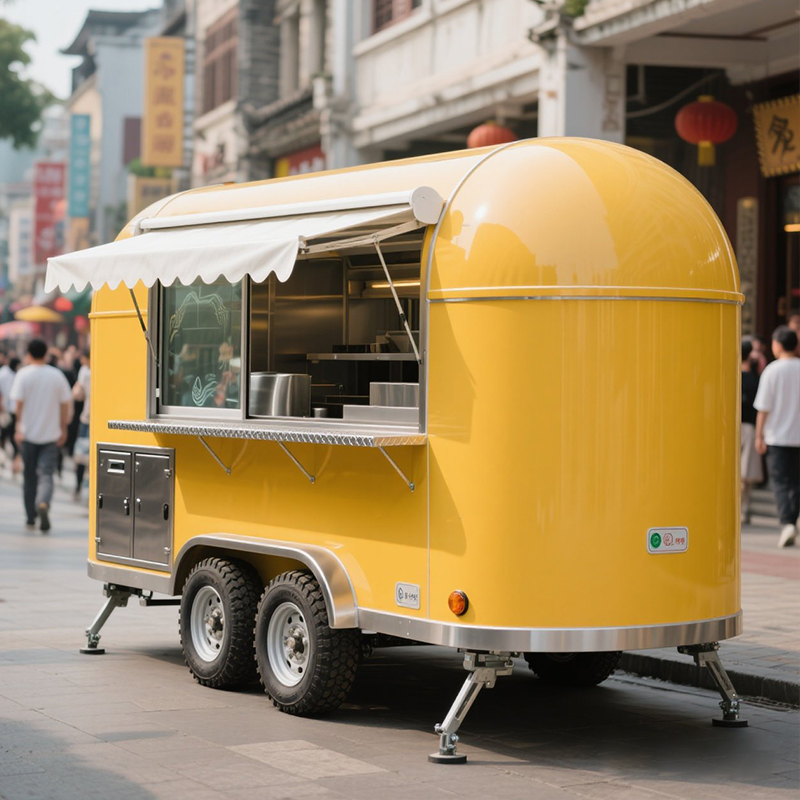 Custom Food Truck Cart Pizza B - Coffee Equipment Manufacturers recension och pris