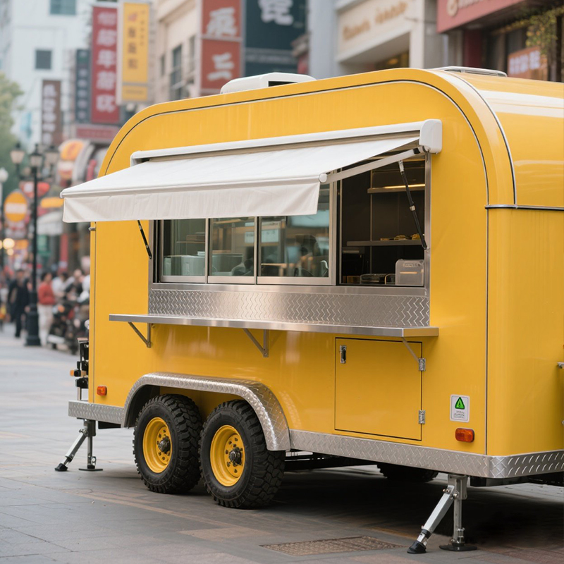Custom Food Truck Cart Pizza B - Coffee Equipment Manufacturers recension och pris