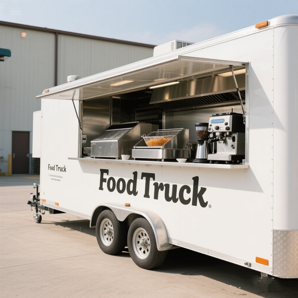 Mobile Food Truck With Full Ki - Coffee Equipment For Sale recension och pris