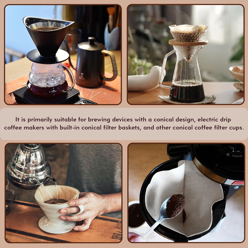 50/100 Pieces Coffee Filter Pa - Coffee Equipment Distributor recension och pris